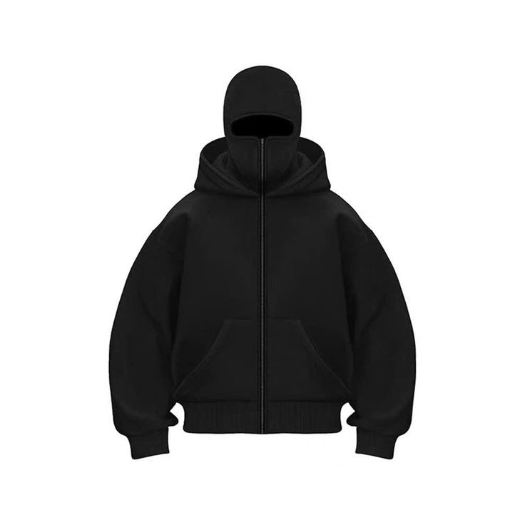 Balaclava Ninja Zipper Hoodie